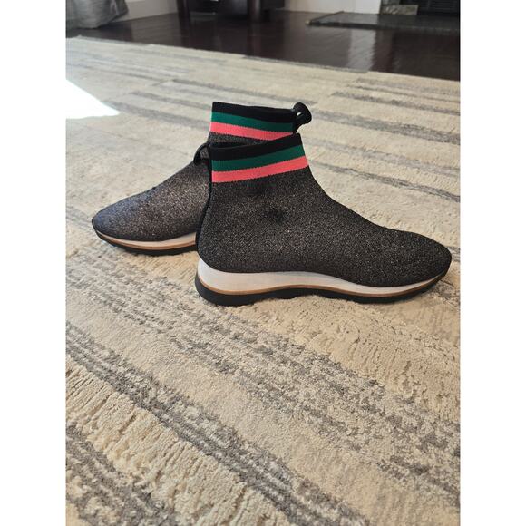 Loeffler Randall Sock Sneakers Black Size 8 - Picture 7 of 12